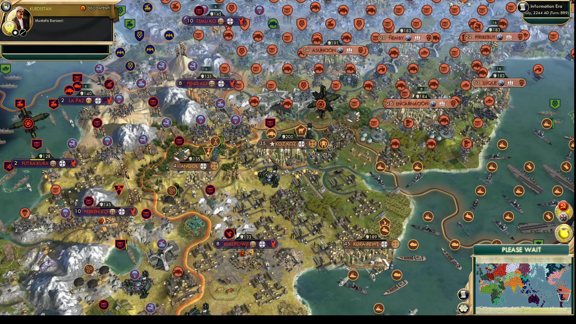 CBR In-Game Screenshot of Loss of North