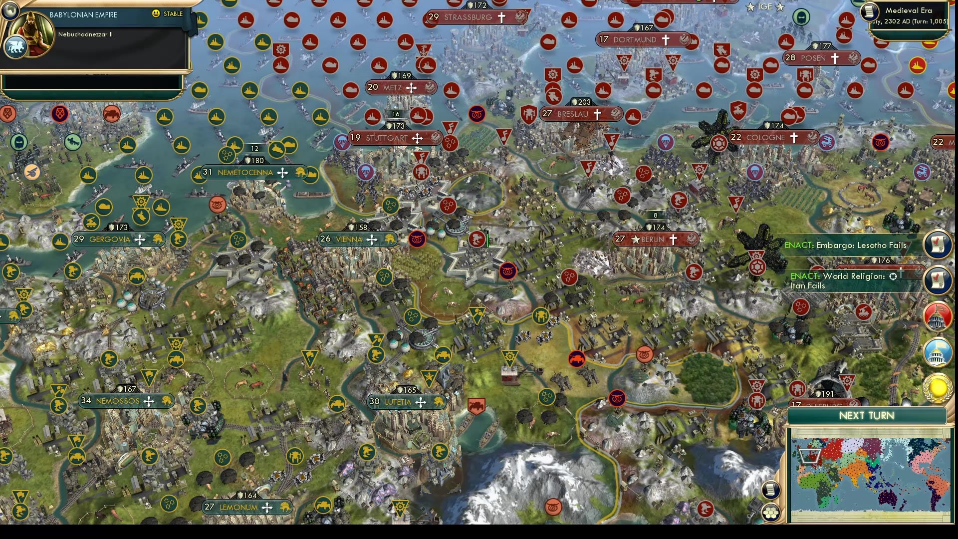 CBR In-Game Screenshot of ENACT: Embargo: Embargos