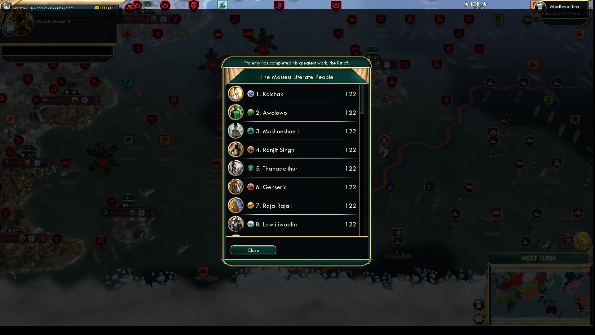 CBR In-Game Screenshot of Everyone Has The Biggest Brain