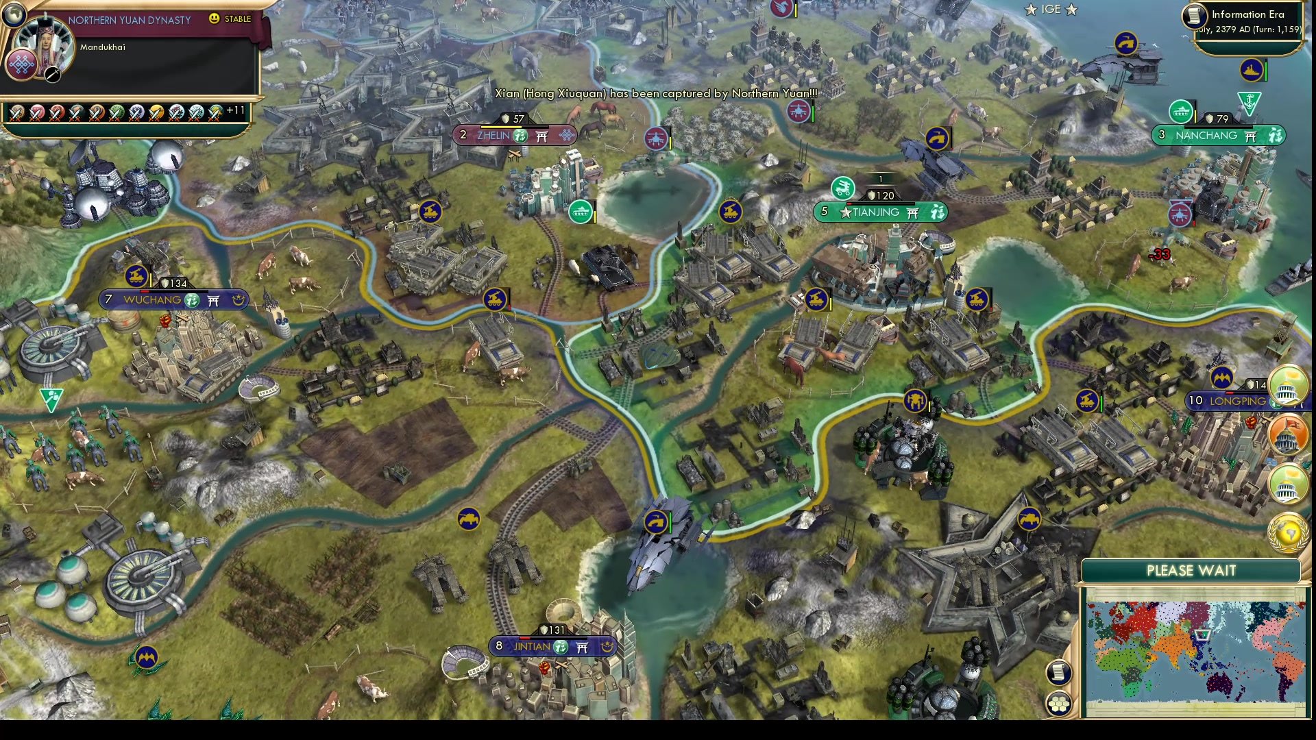 CBR In-Game Screenshot of I Feel Like I’ve Been Calling Taiping’s Death All Game Though