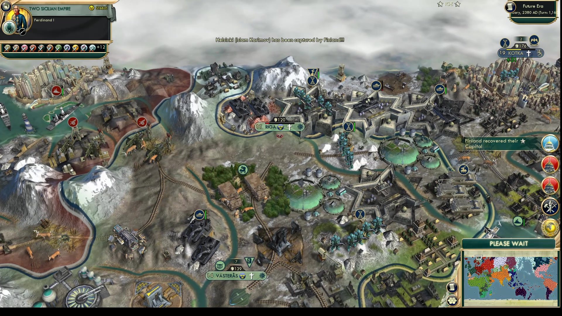 CBR In-Game Screenshot of A Rigal Display