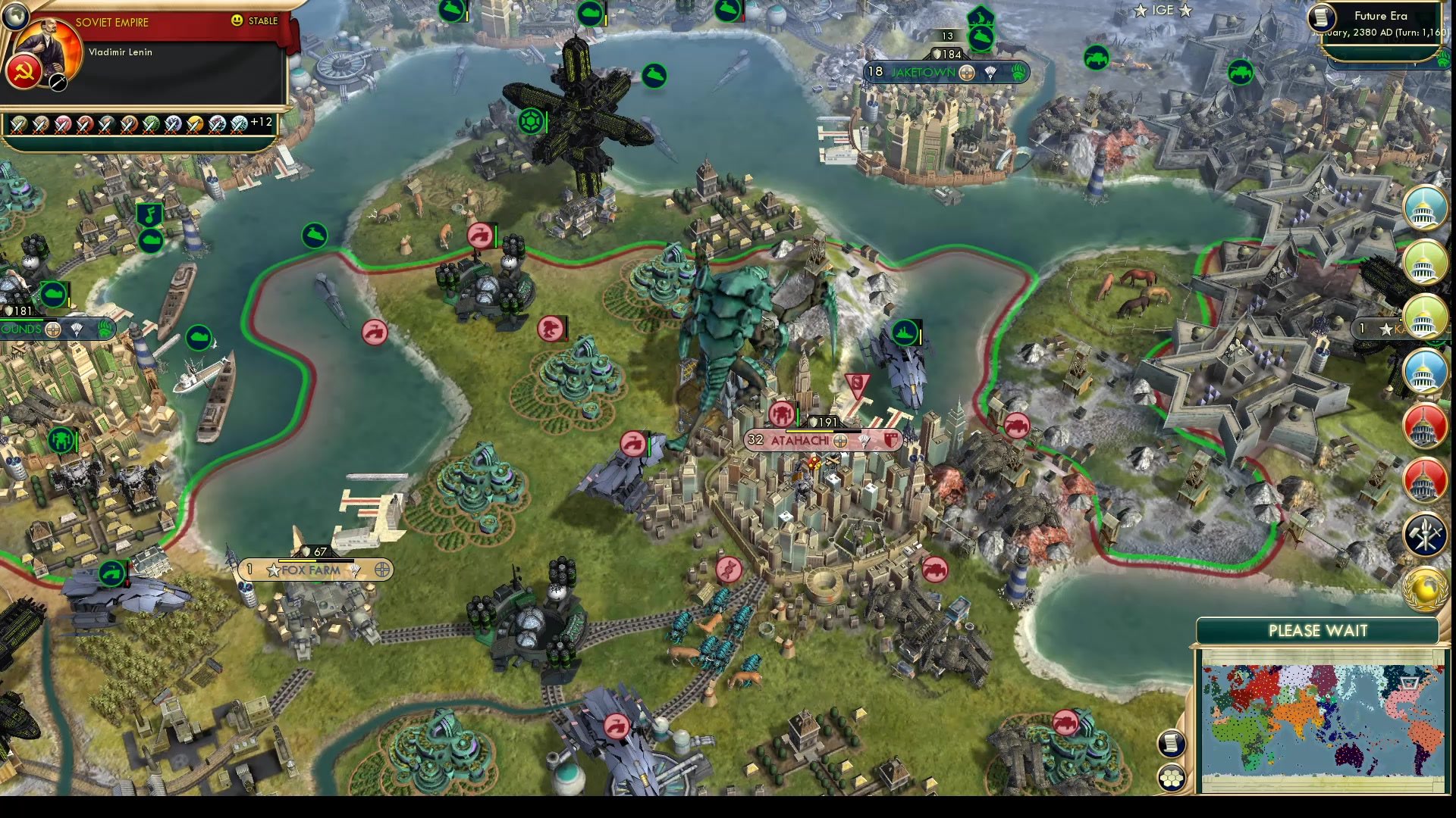 CBR In-Game Screenshot of The Point of Total War Was to Cut Down on Civs in Cycle 2 Thanadelthur