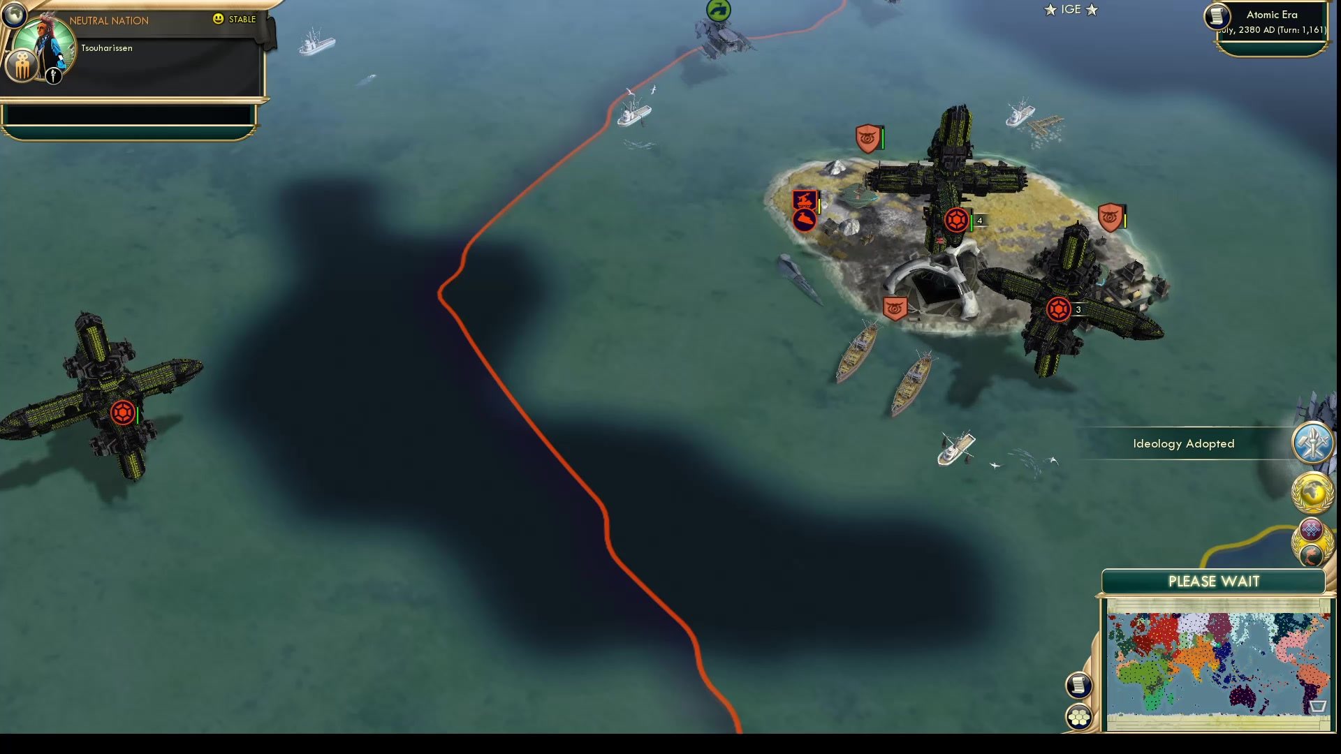 CBR In-Game Screenshot of Surveying the Wreckage