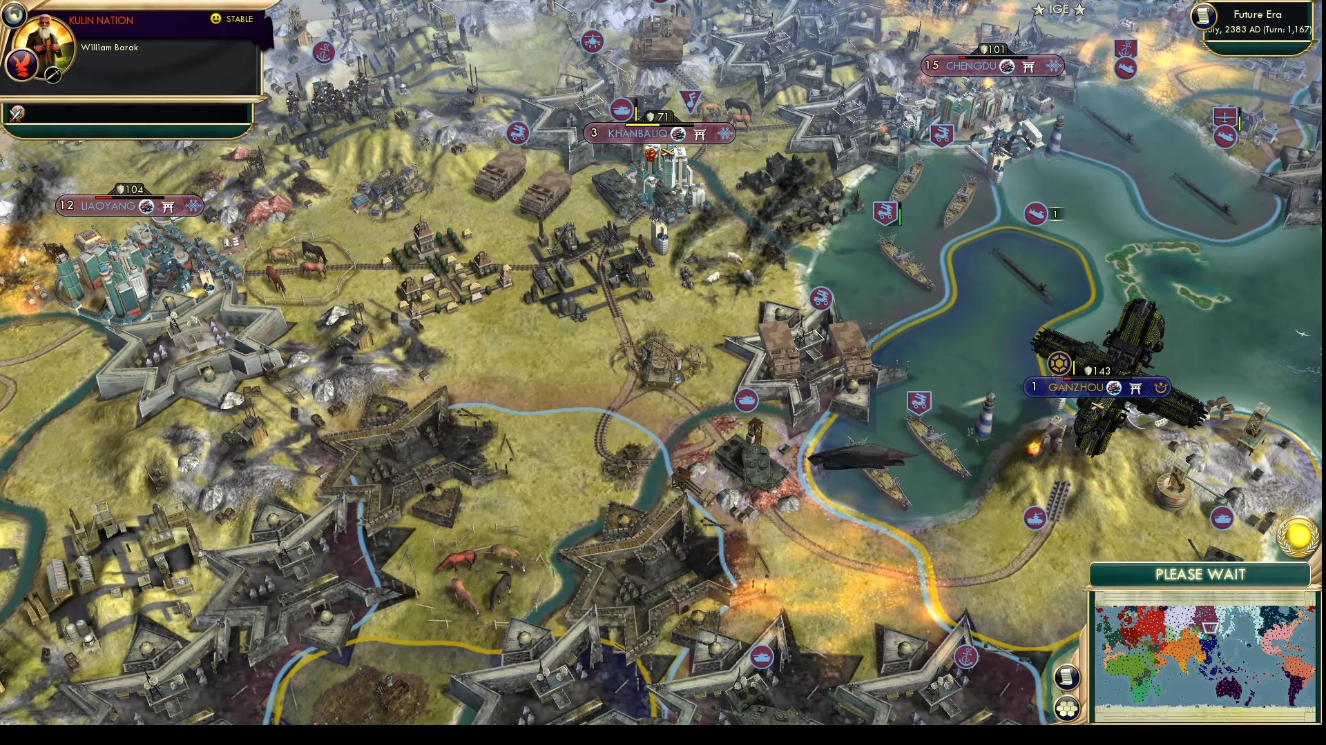 CBR In-Game Screenshot of Not Sure What the Fallout in the South was Hitting Though