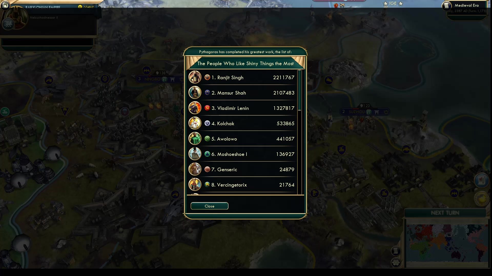 CBR In-Game Screenshot of Singhing Their Praises