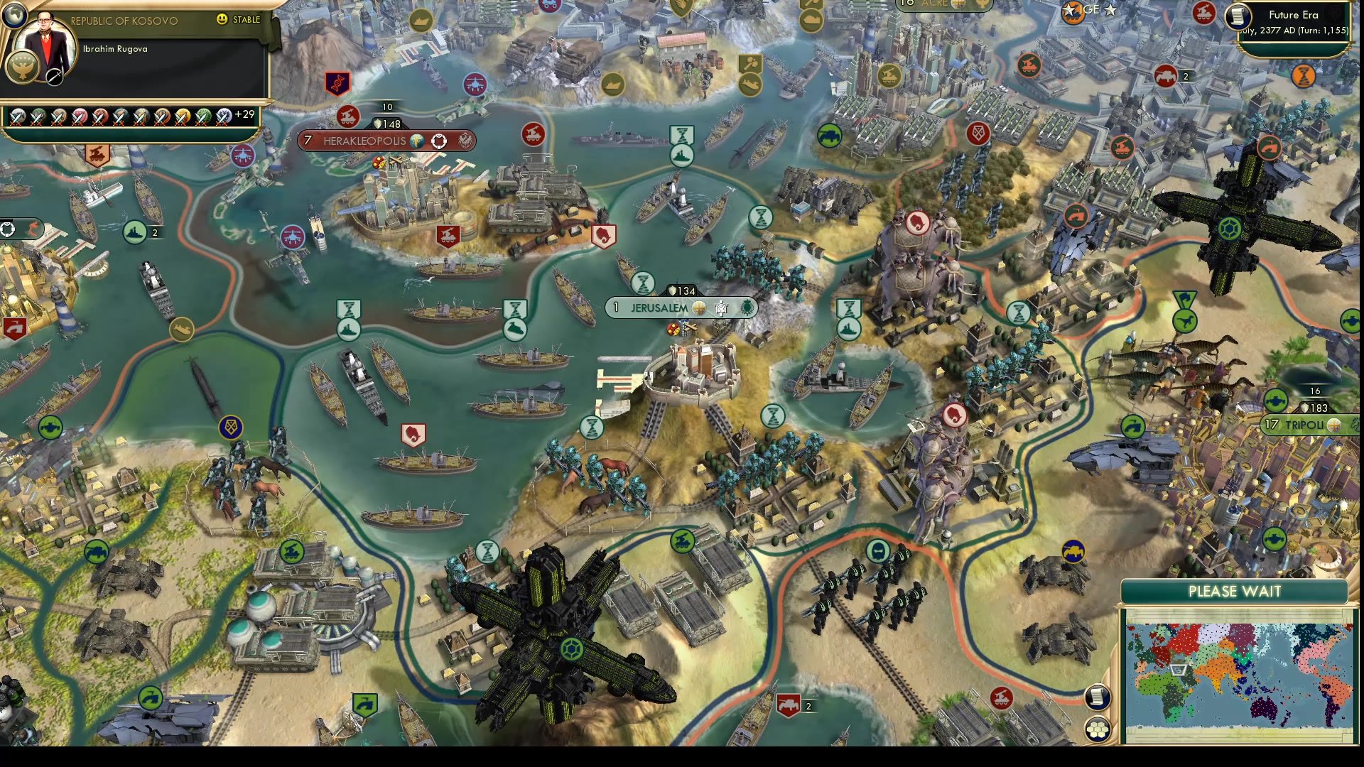 CBR In-Game Screenshot of Gerusalemme in Italian