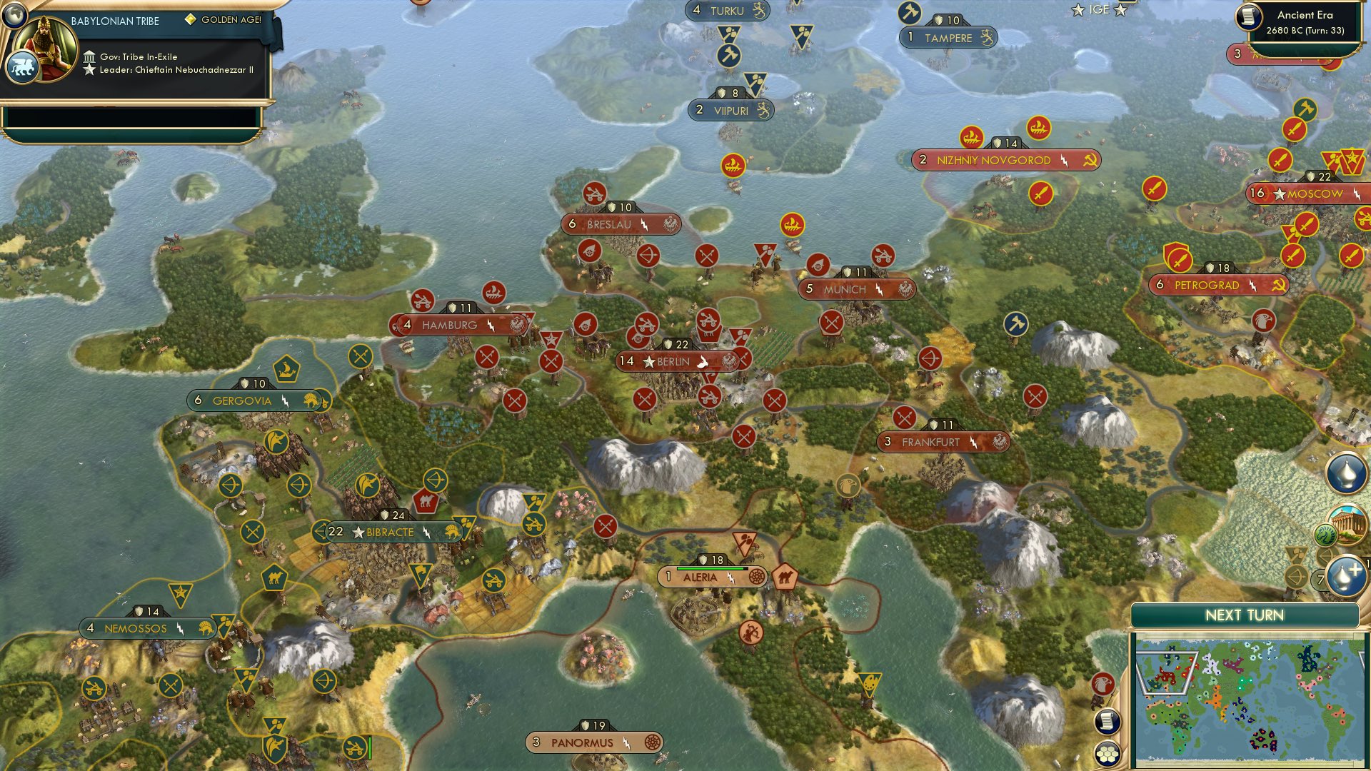 CBR In-Game Screenshot of Europe Check-Up