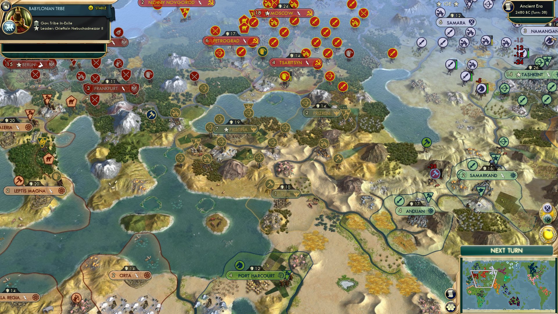 CBR In-Game Screenshot of The Most Successful Anatolian Civ