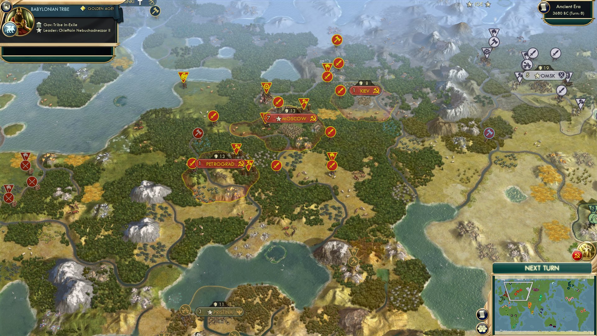 CBR In-Game Screenshot of Lenin the Storm God