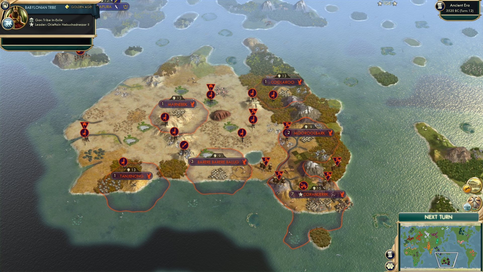 CBR In-Game Screenshot of Uluru and Coolaroo