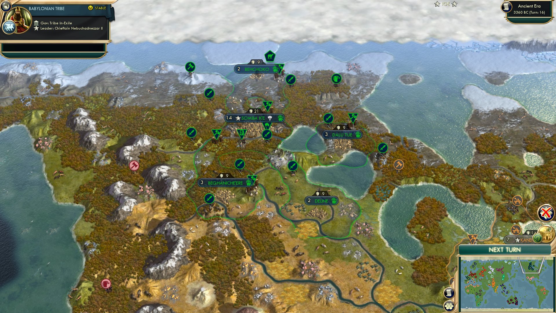 CBR In-Game Screenshot of Dene Discourse