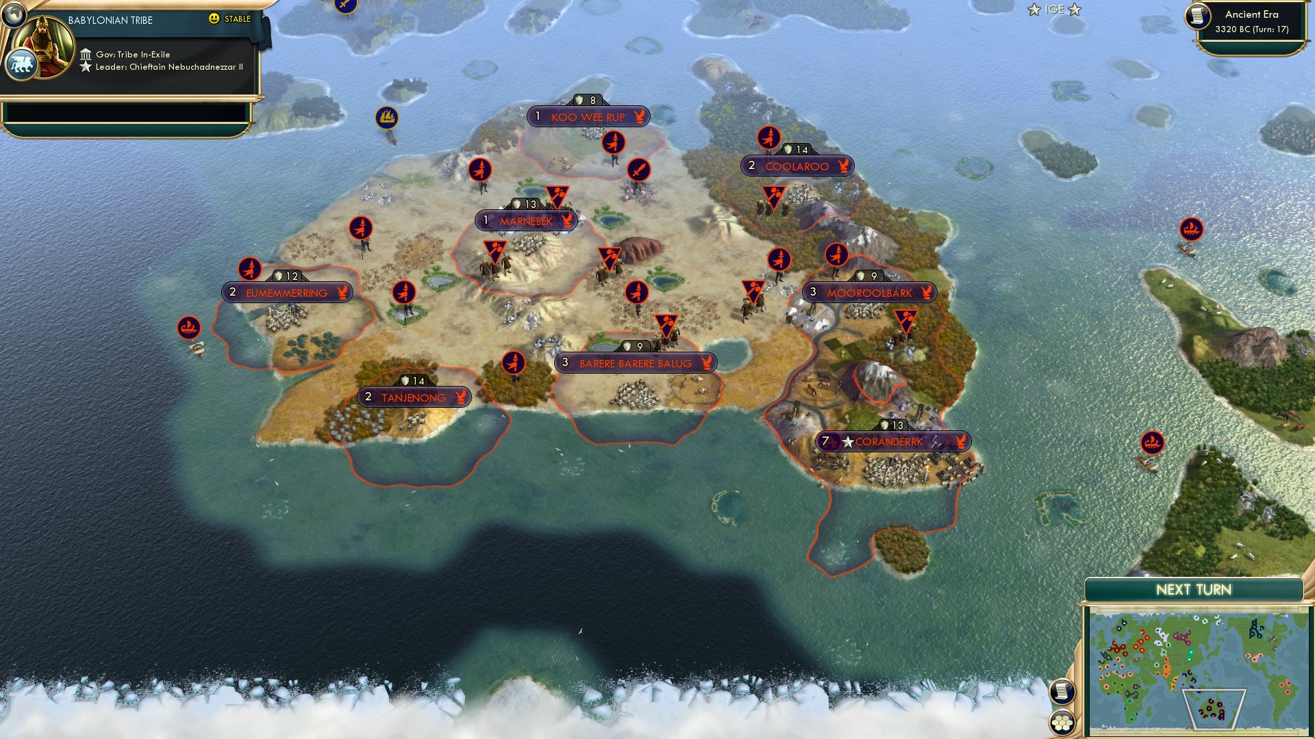 CBR In-Game Screenshot of All-stralia