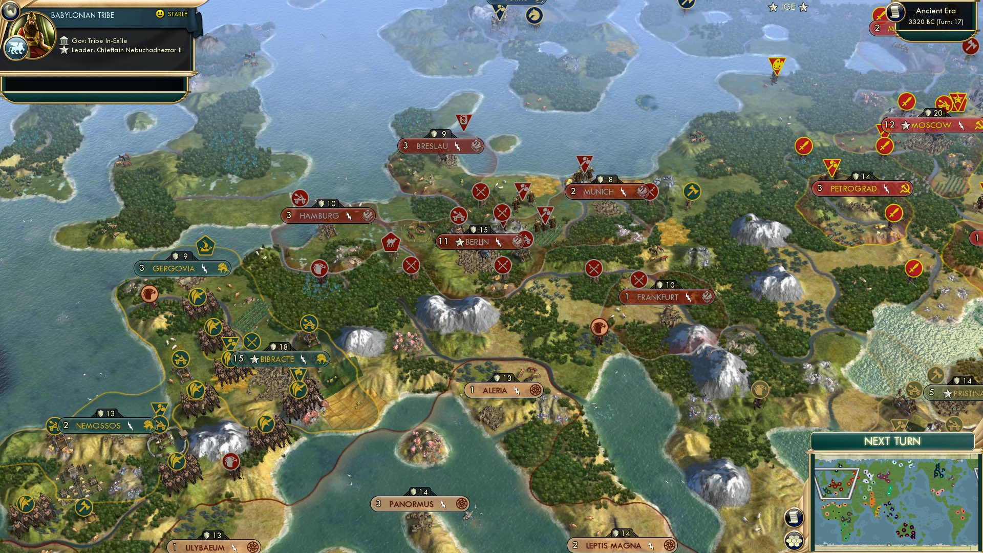 CBR In-Game Screenshot of Who Has the Gaul