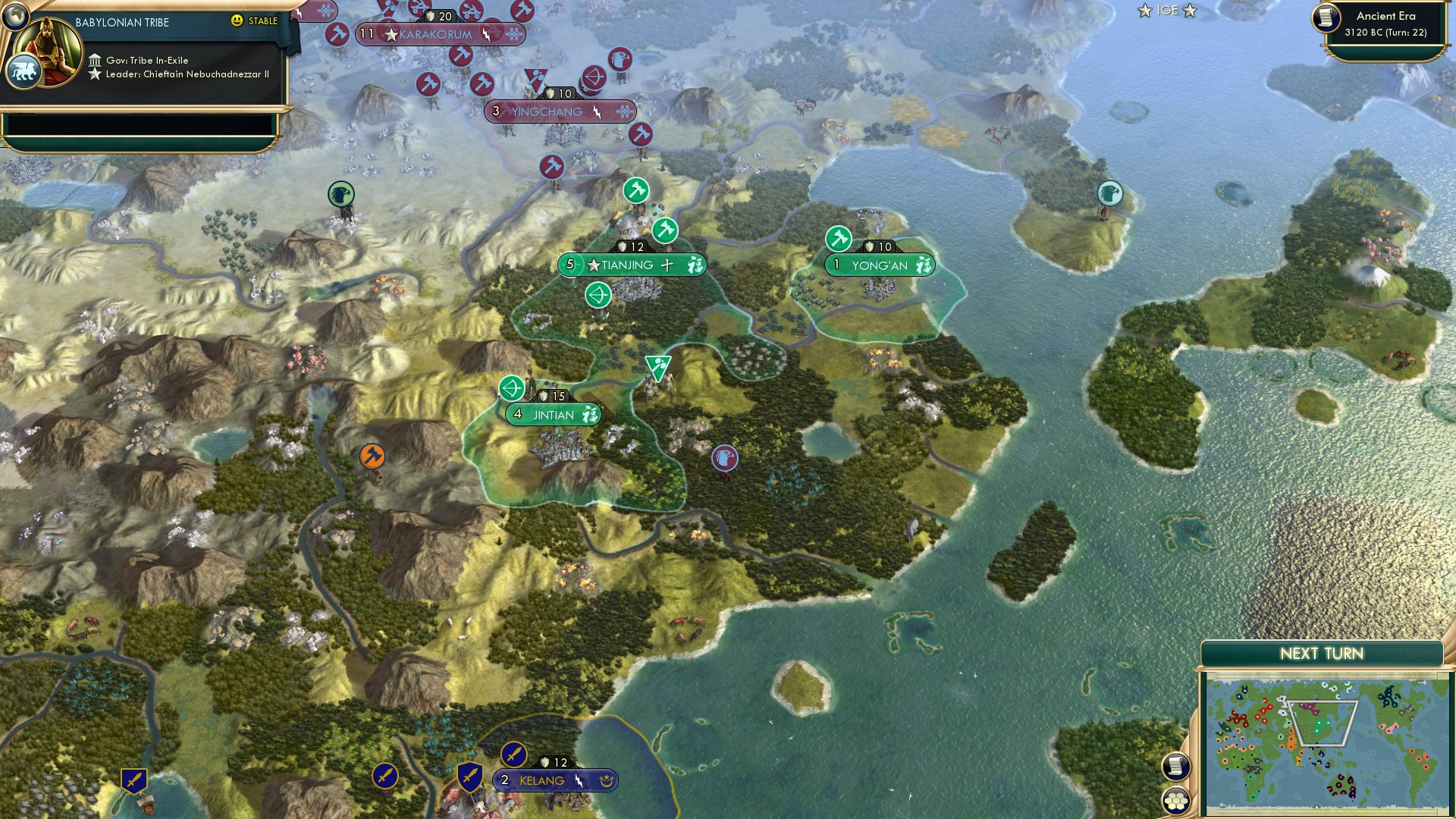 CBR In-Game Screenshot of China Catch Up