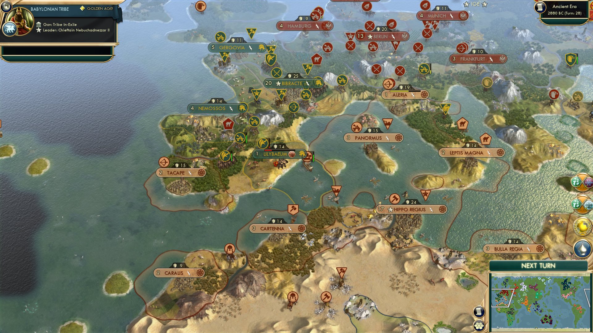 CBR In-Game Screenshot of Reconquête