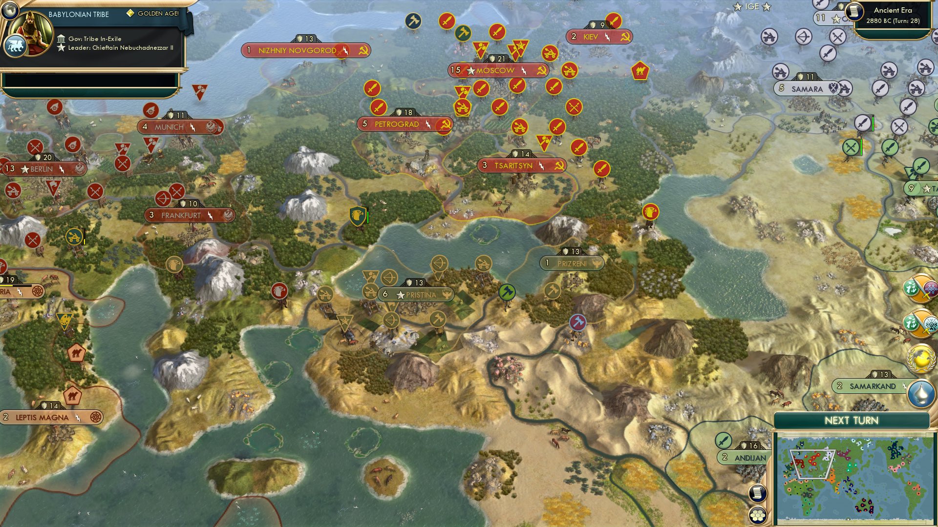 CBR In-Game Screenshot of Apparently Crossing the Caucasus is Hard or Something