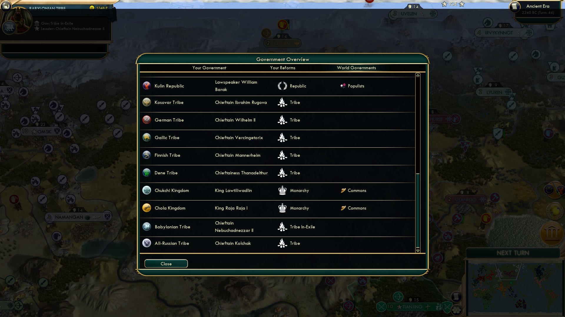 CBR In-Game Screenshot of The Common Kingdoms