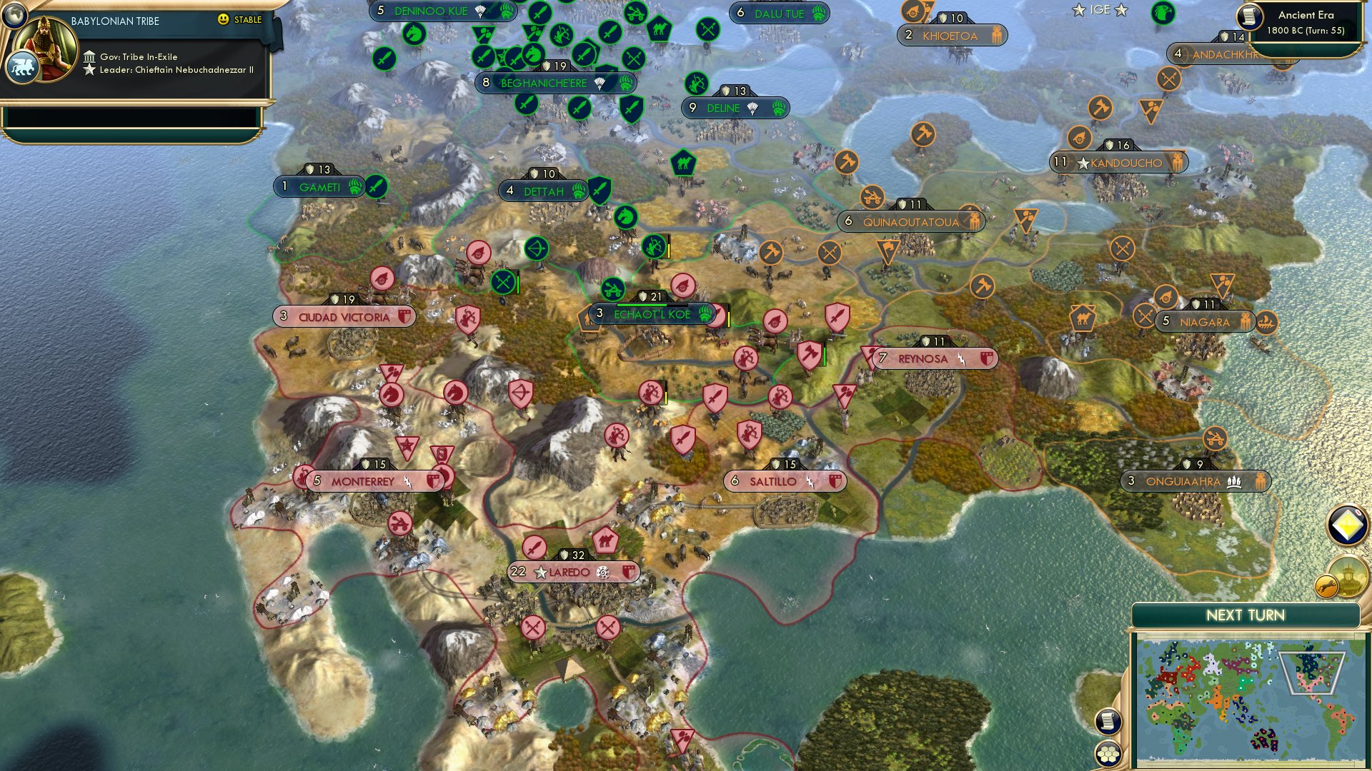 CBR In-Game Screenshot of Up the Mississippi (the river not the civ)