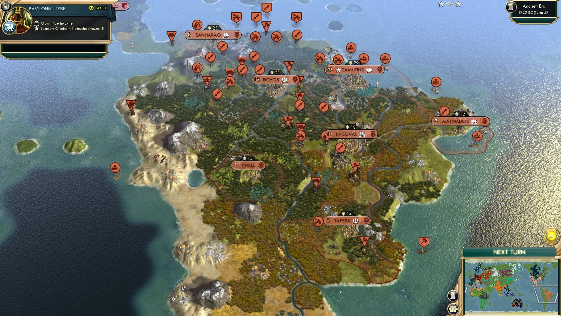 CBR In-Game Screenshot of Population Density