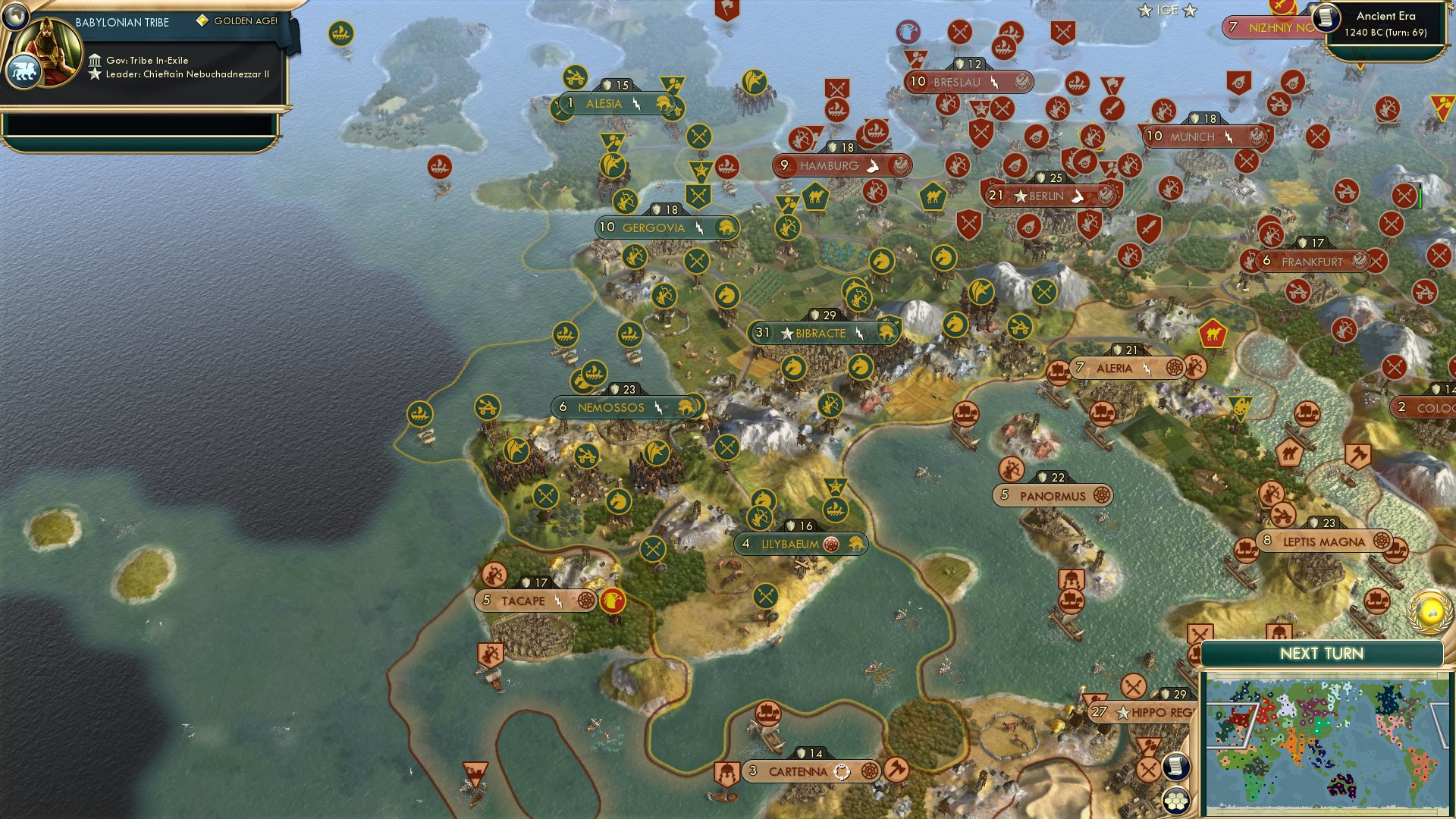 CBR In-Game Screenshot of Conquest of the lowlands