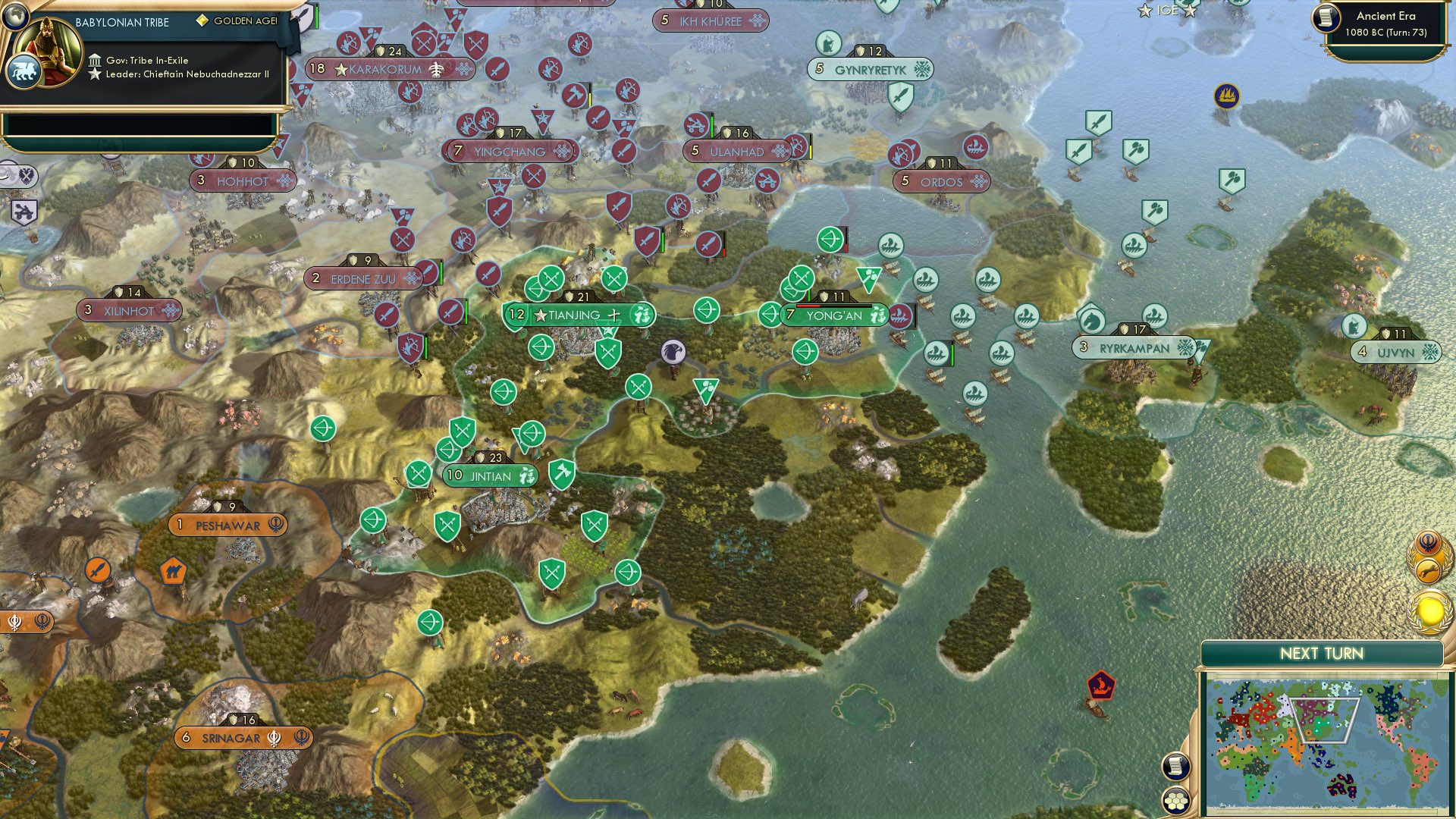 CBR In-Game Screenshot of The northern hoard.
