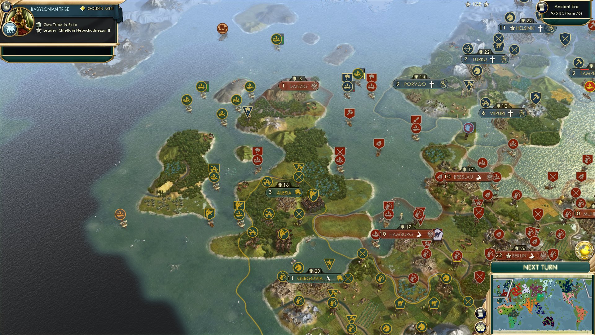 CBR In-Game Screenshot of German-Finnish Isles