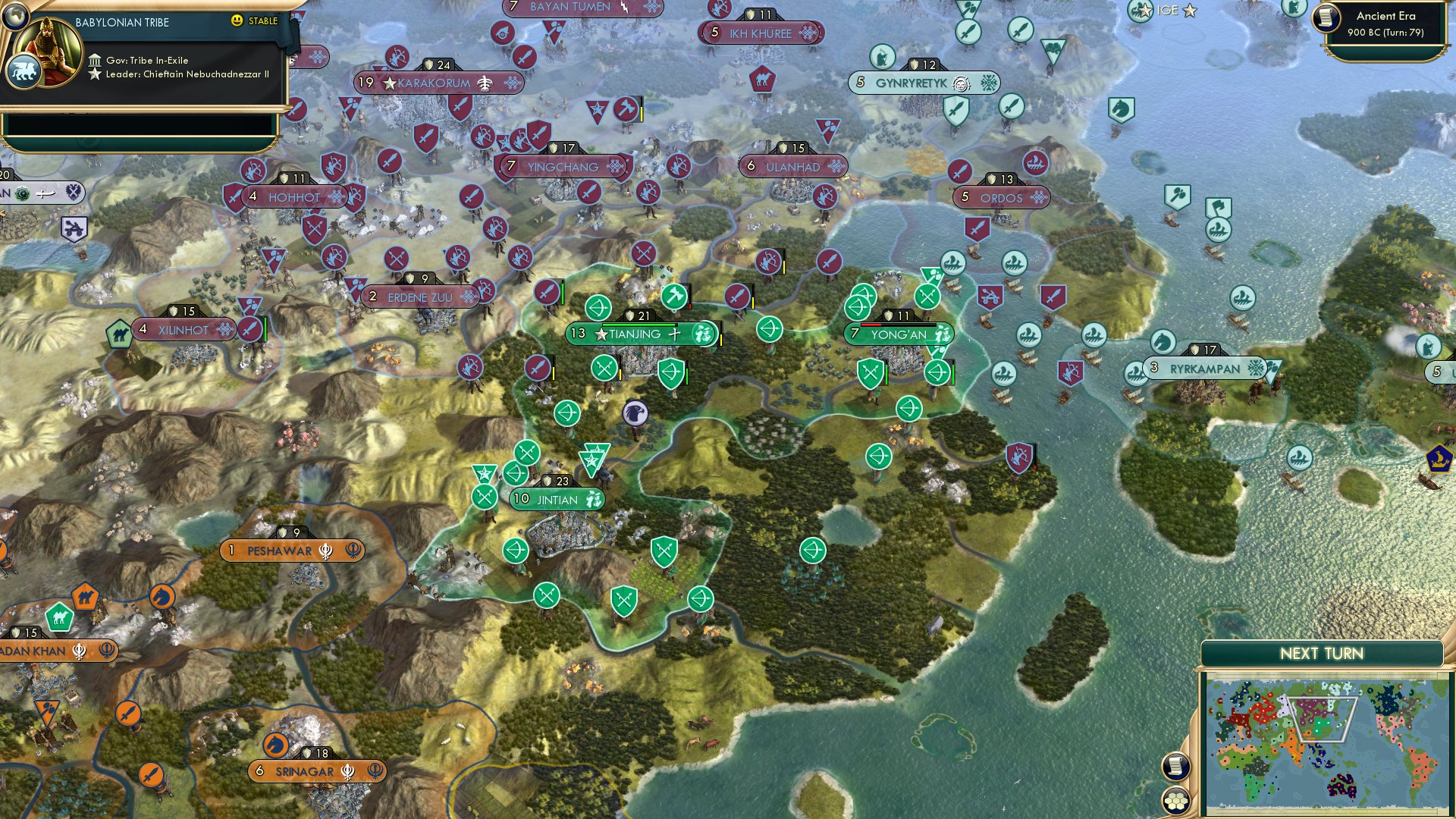 CBR In-Game Screenshot of Ying, Yang, and Yong