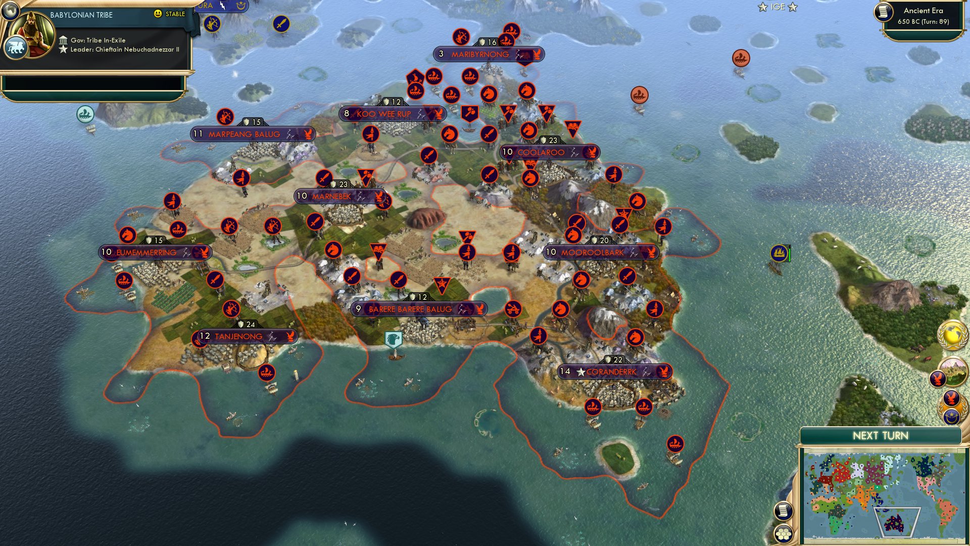 CBR In-Game Screenshot of Just chilling… in Coranderrk