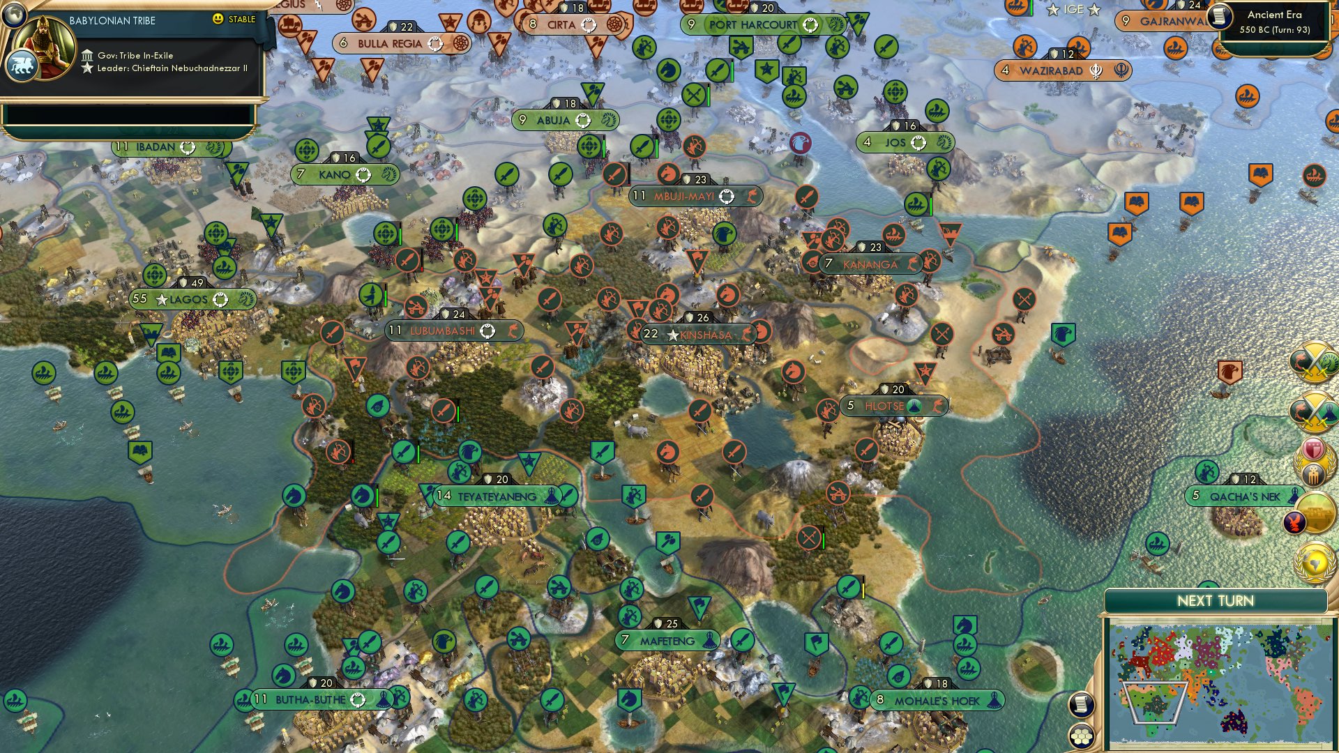 CBR In-Game Screenshot of Down with Zaire!