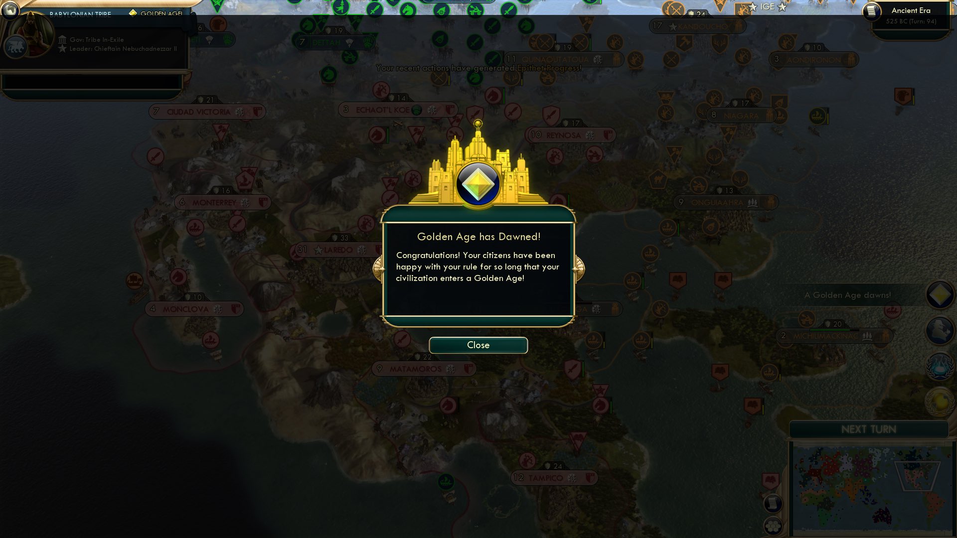 CBR In-Game Screenshot of Party in the Sub!