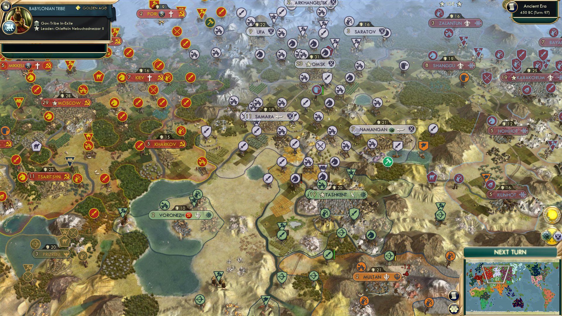 CBR In-Game Screenshot of Round 2: Fight!