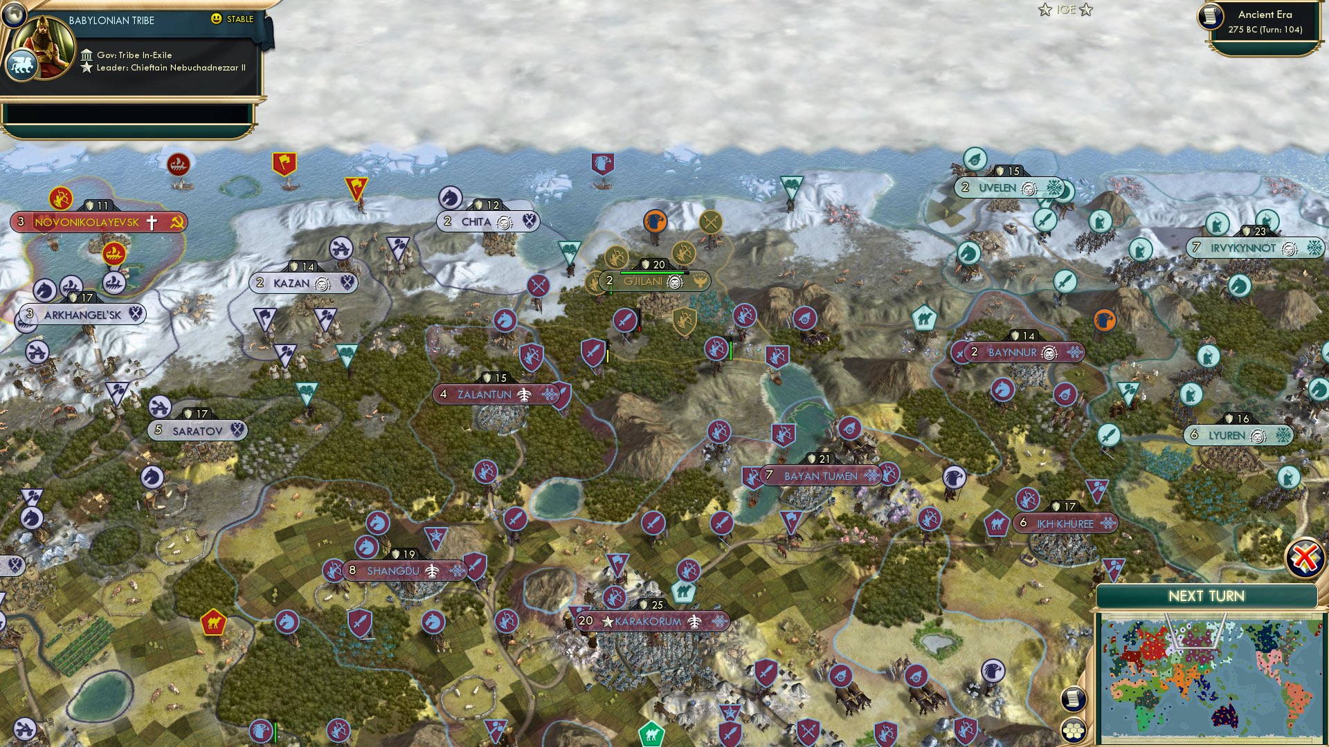 CBR In-Game Screenshot of Lots of Ls for Kosovo today