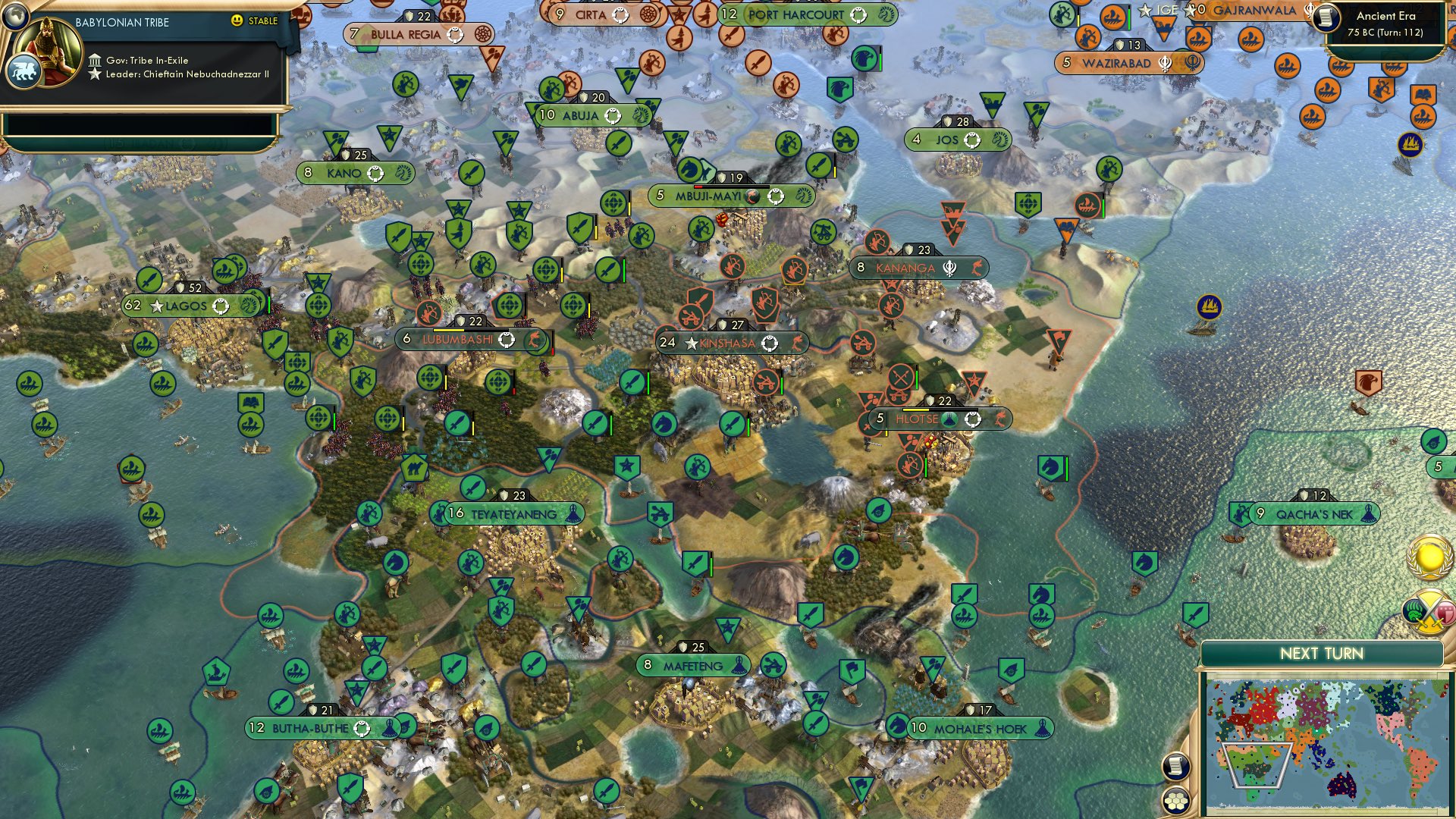 CBR In-Game Screenshot of Nigeria FTW!