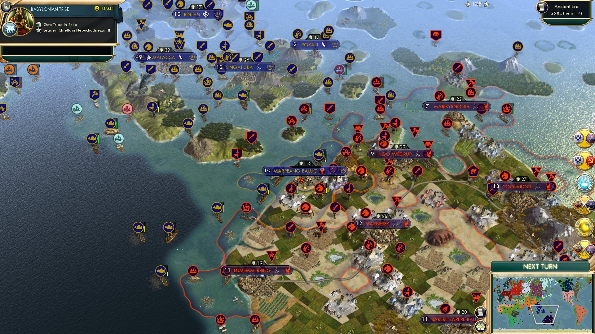 CBR In-Game Screenshot of A Malaccan landing!