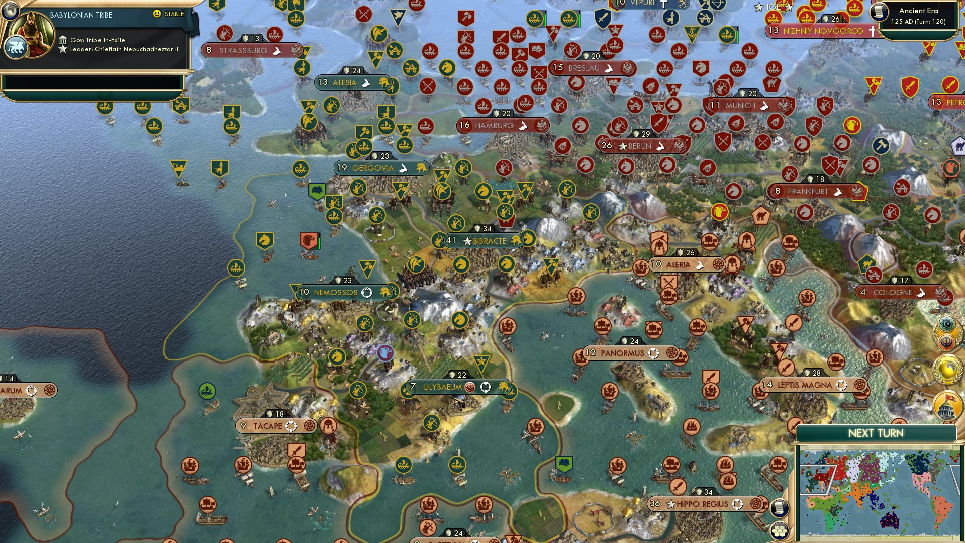 CBR In-Game Screenshot of The State of Europe