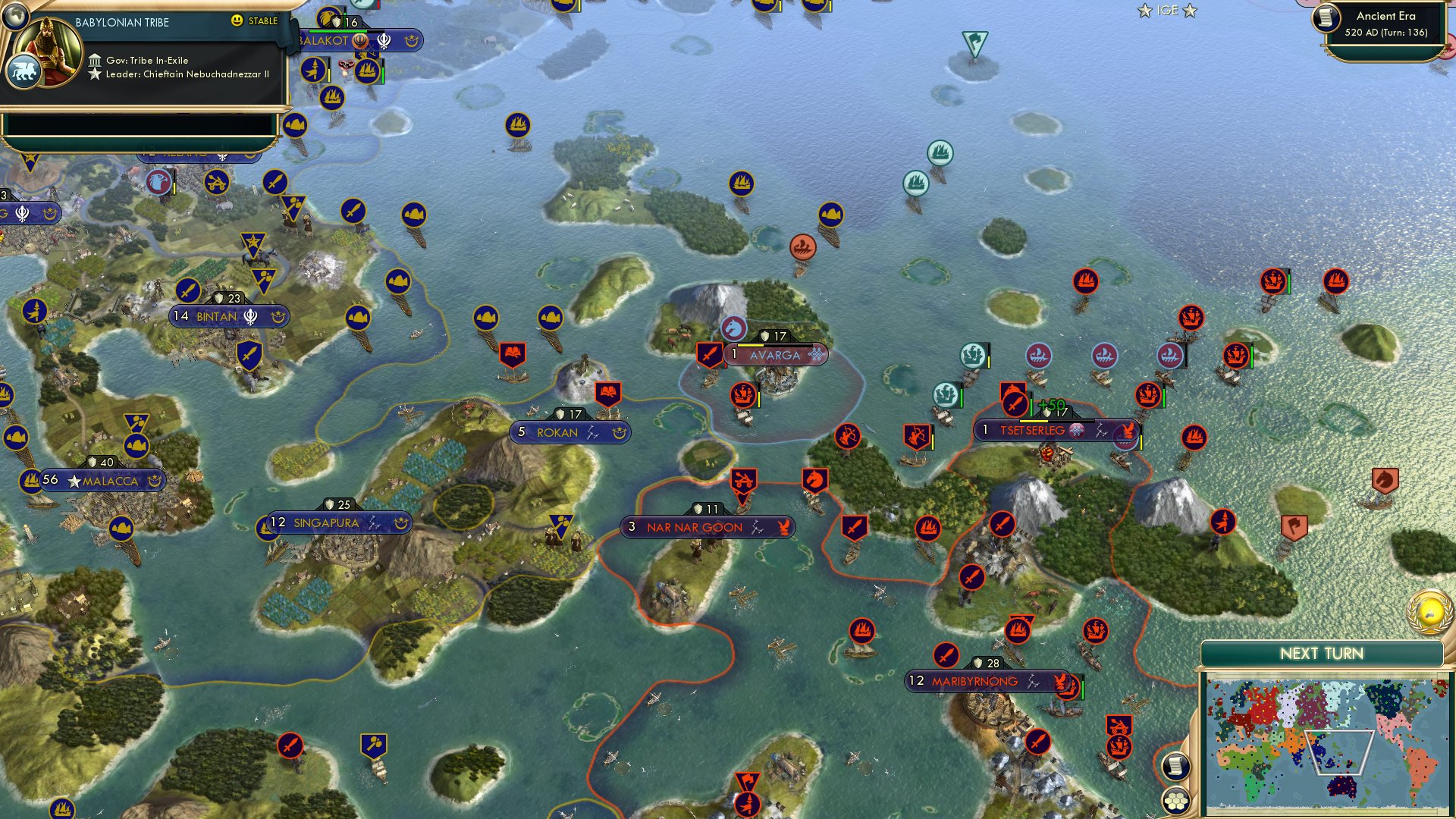 CBR In-Game Screenshot of Kulin expands their influence