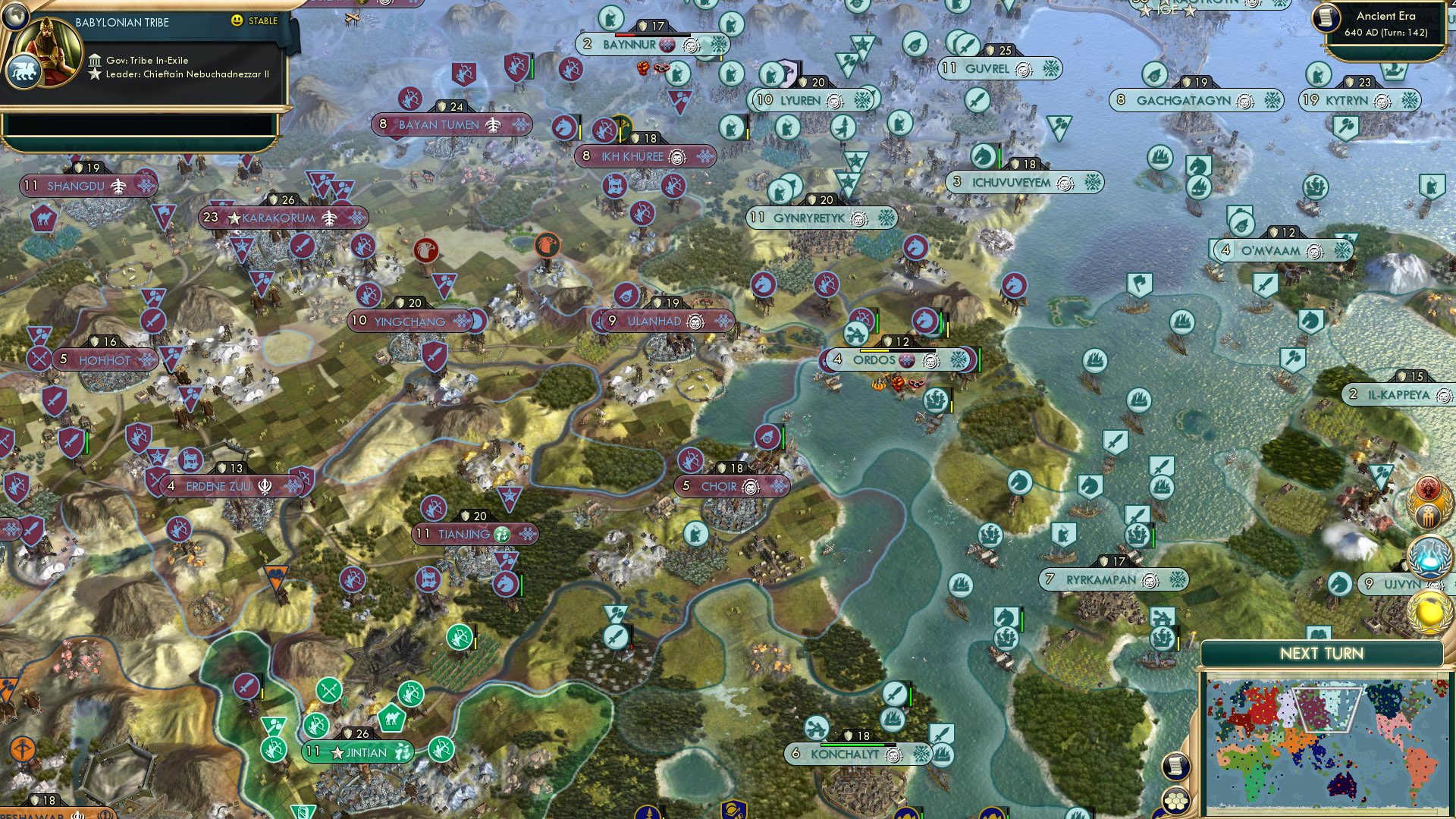 CBR In-Game Screenshot of Ordos falls