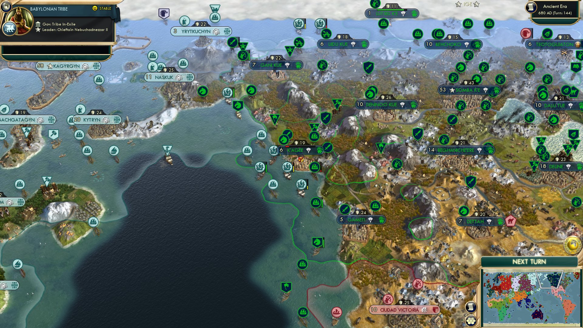 CBR In-Game Screenshot of The War is going well here. though