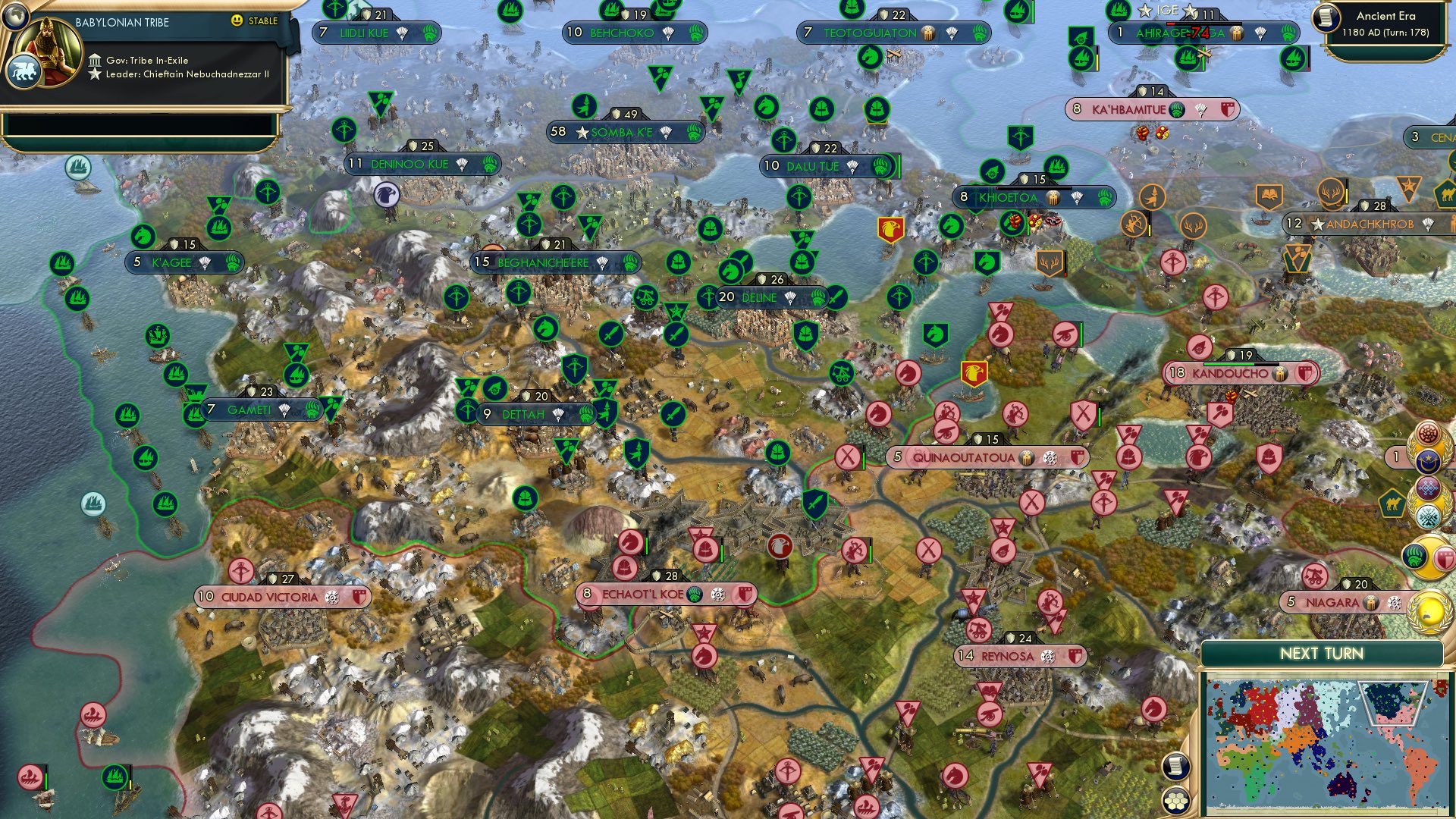 CBR In-Game Screenshot of The great North American Betrayal