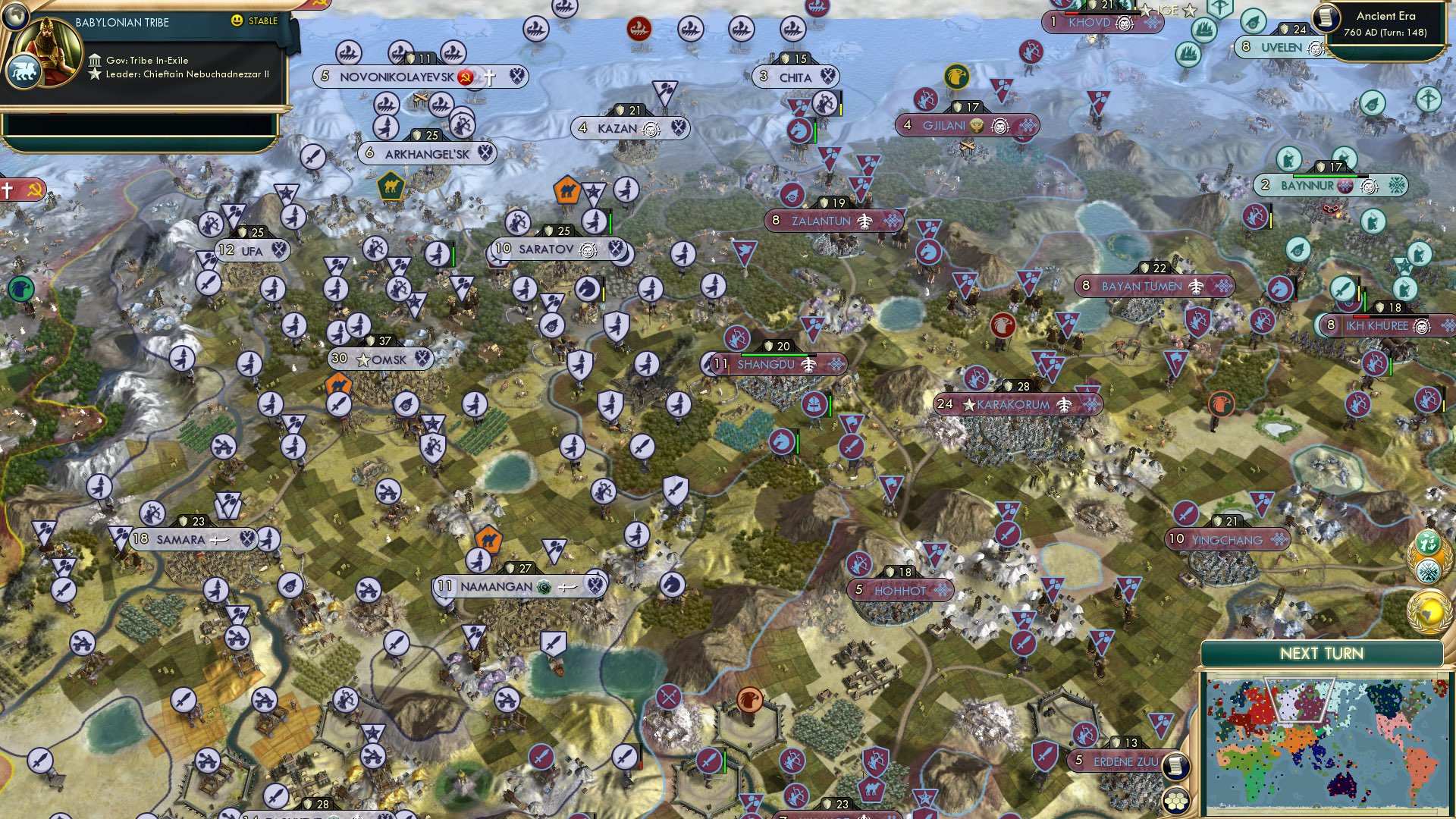 CBR In-Game Screenshot of Methodical advancements