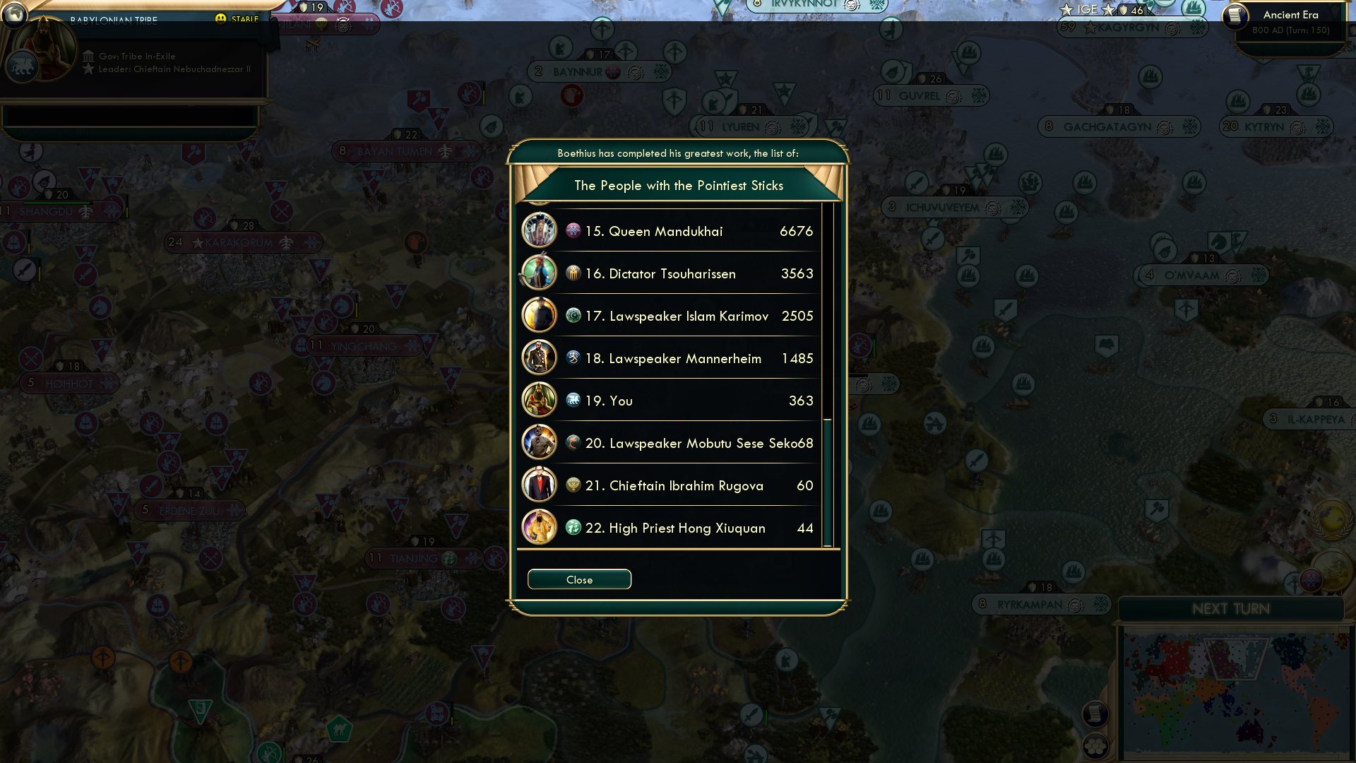 CBR In-Game Screenshot of 19