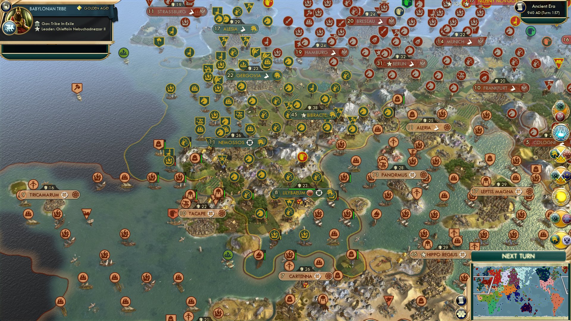 CBR In-Game Screenshot of The war in spain without spain