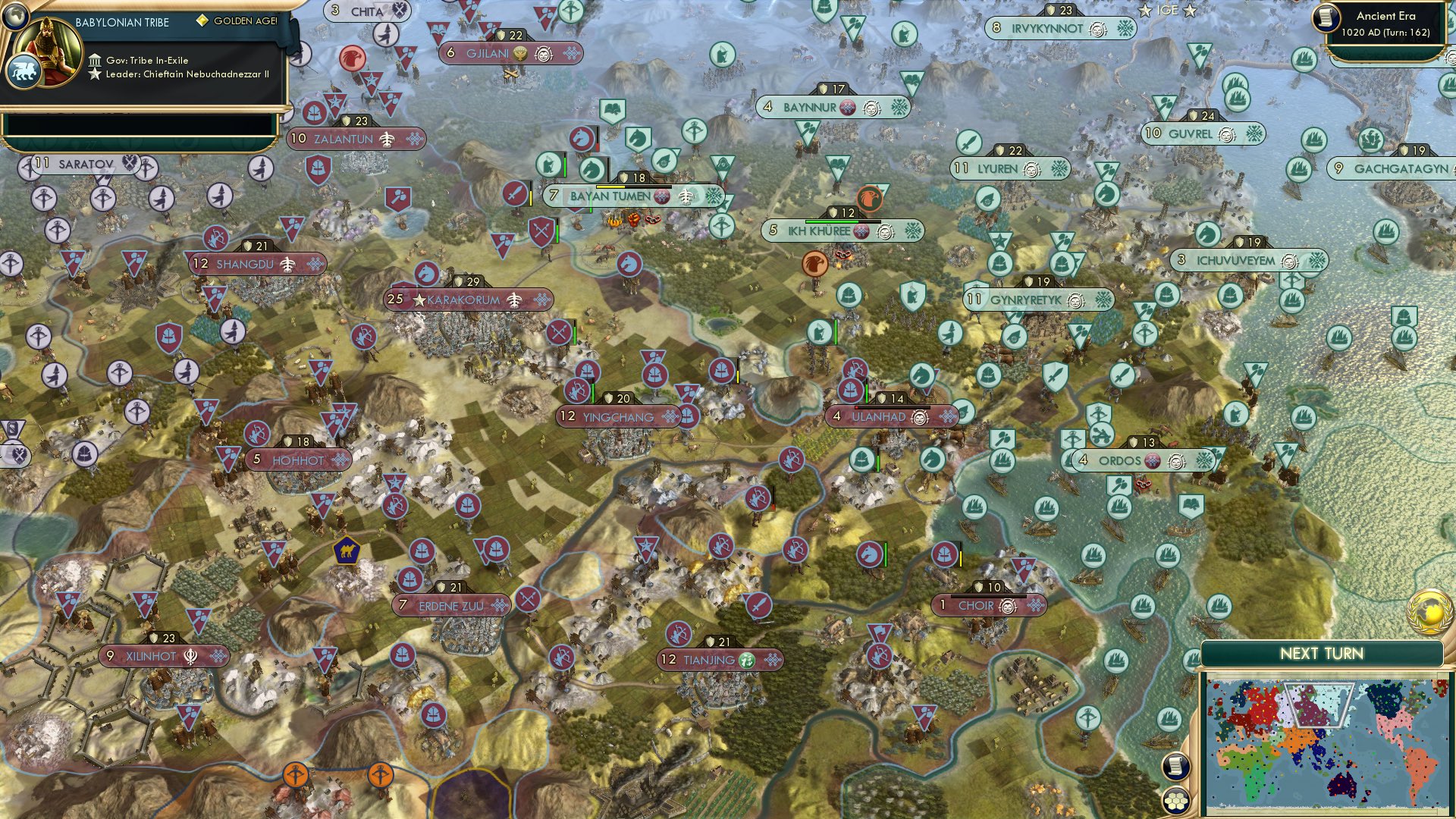 CBR In-Game Screenshot of Troop shortage