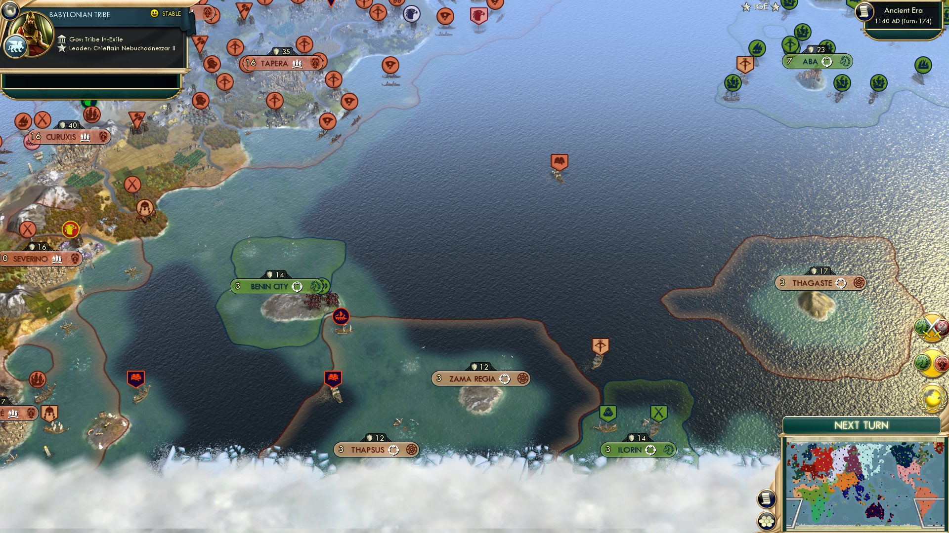 CBR In-Game Screenshot of Cross continental war