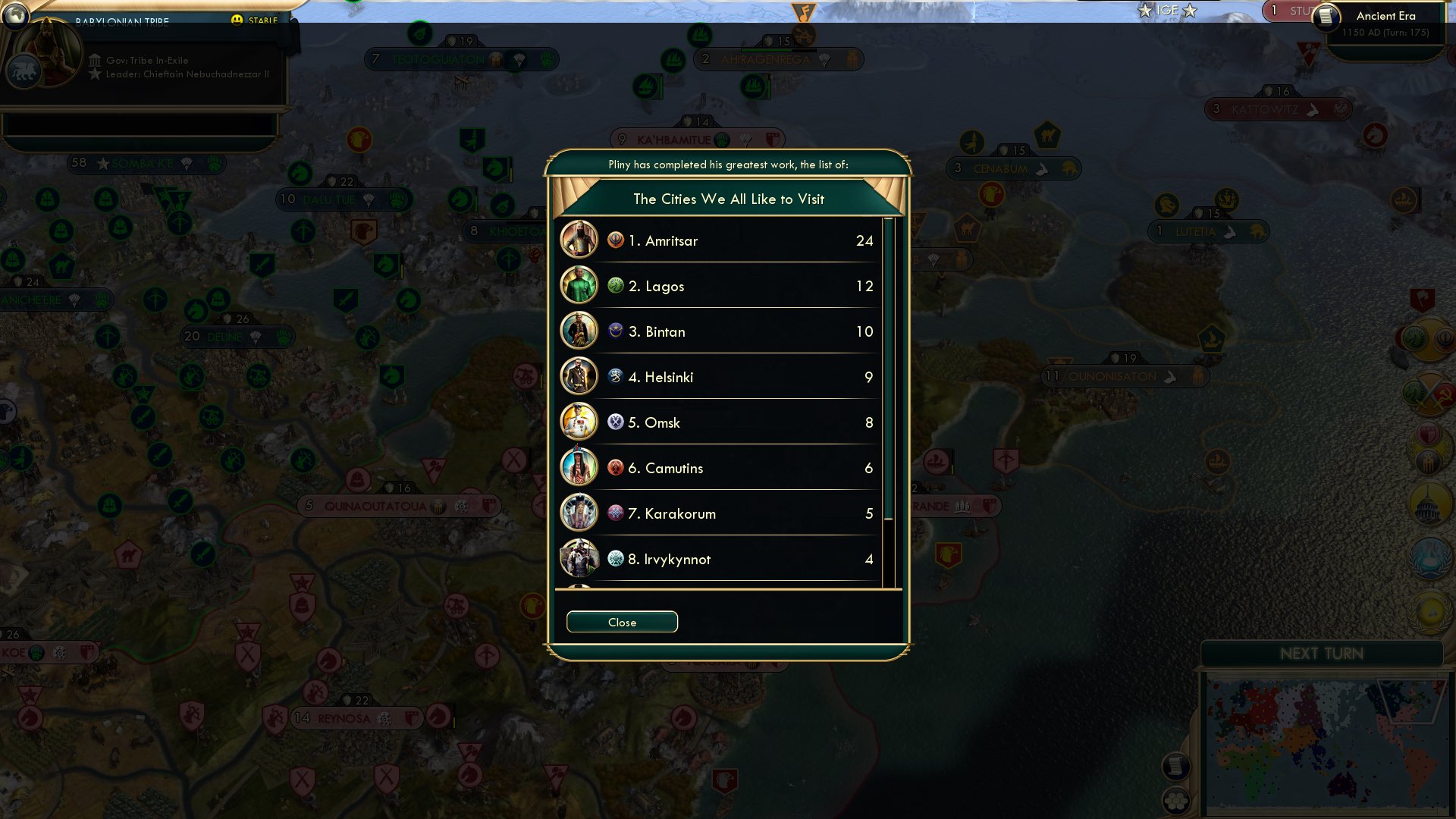 CBR In-Game Screenshot of Nicest places in the world