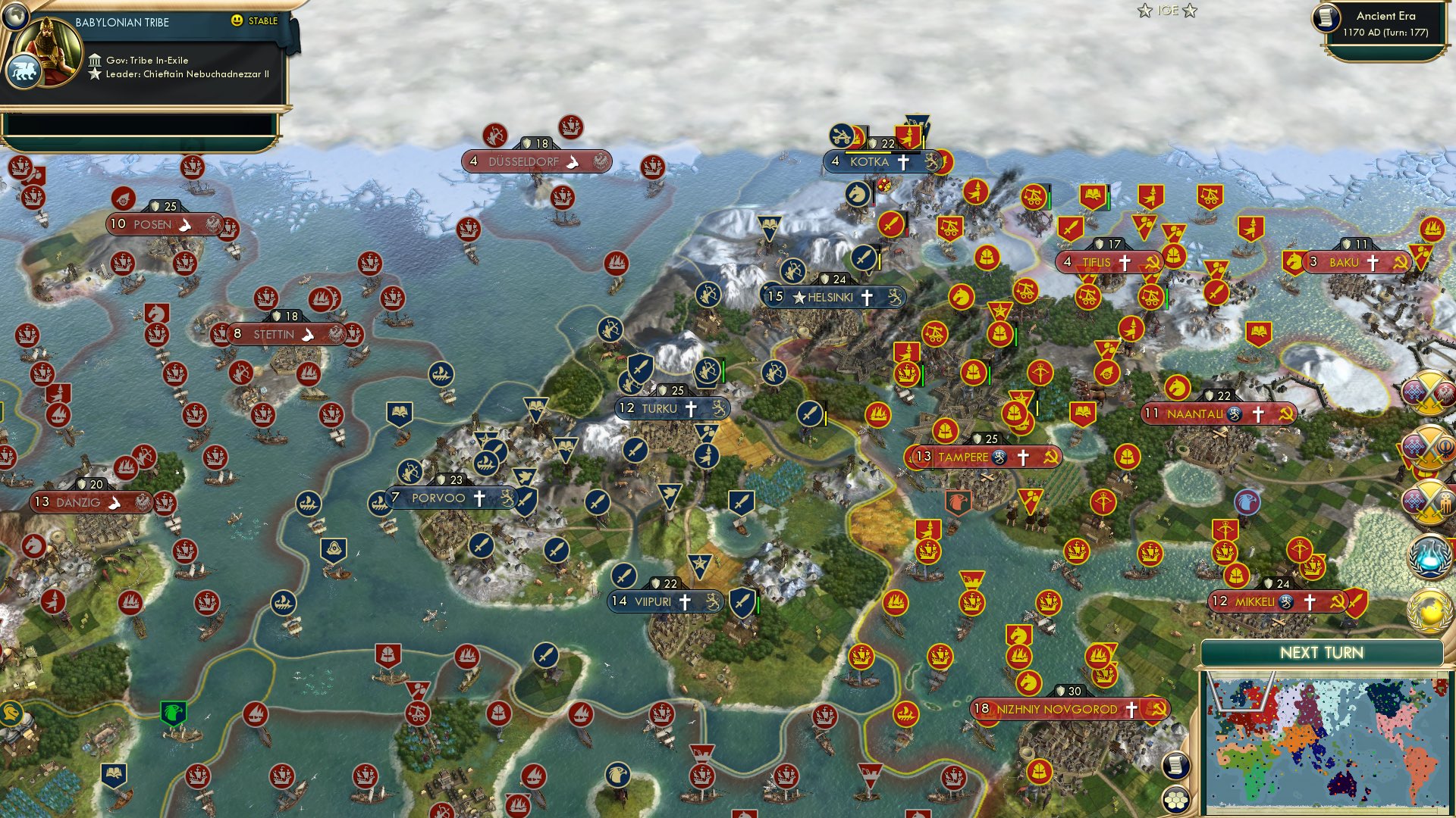 CBR In-Game Screenshot of Red flood