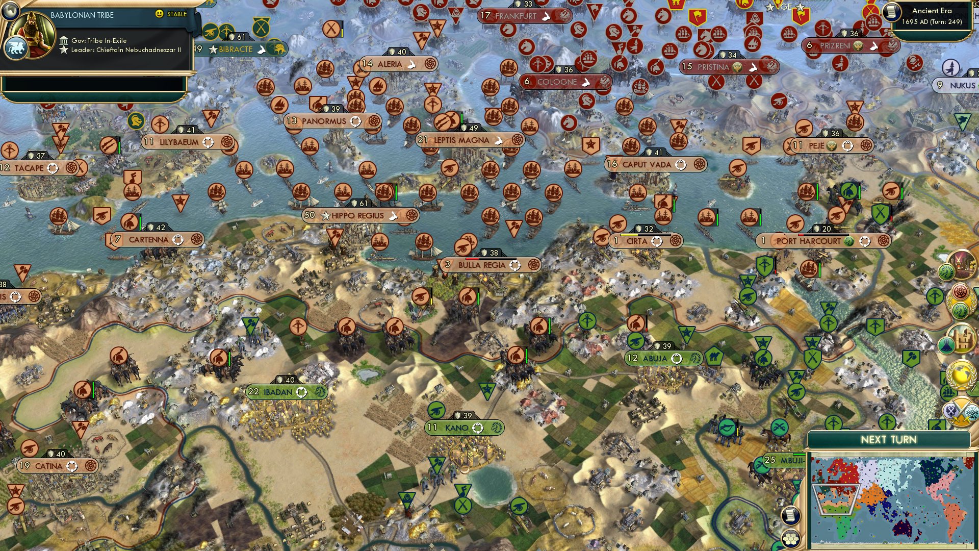 CBR In-Game Screenshot of P E A C E