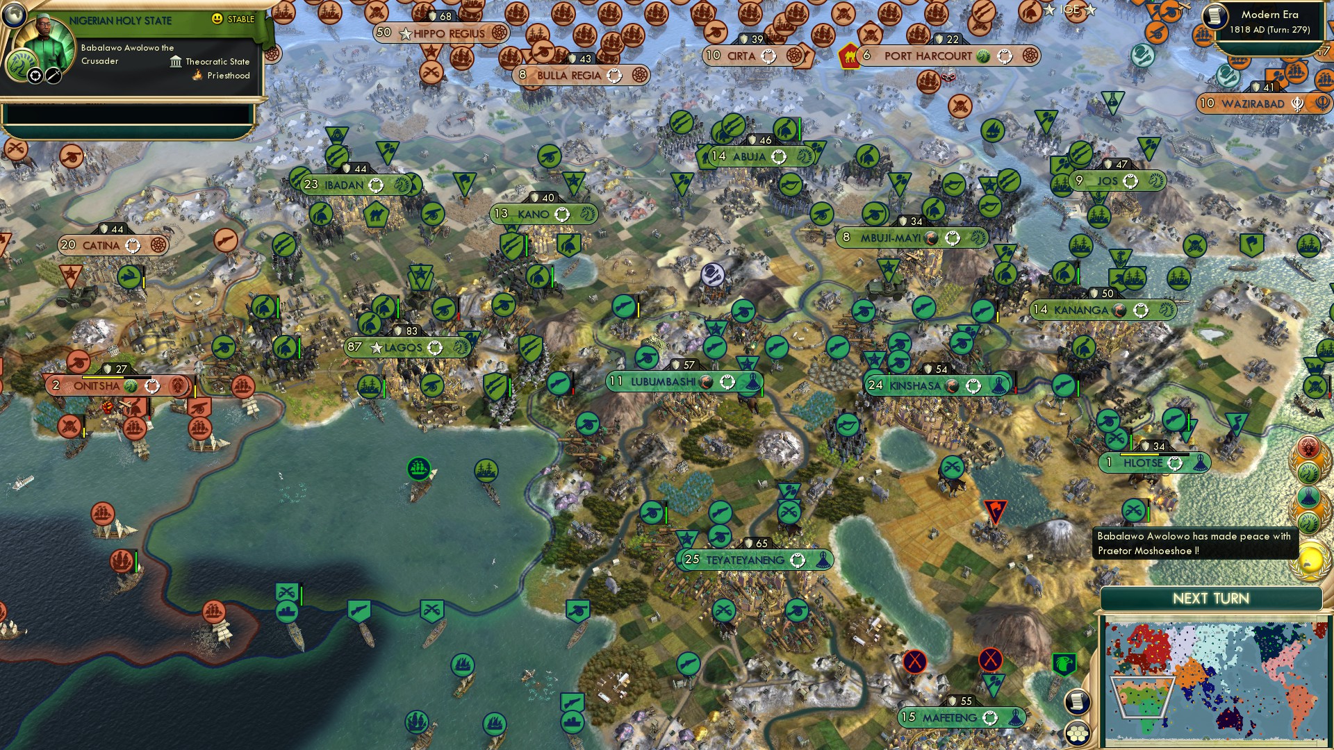 CBR In-Game Screenshot of Green peace