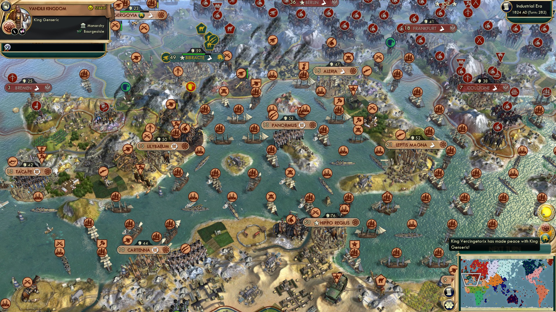 CBR In-Game Screenshot of Thinking ahead