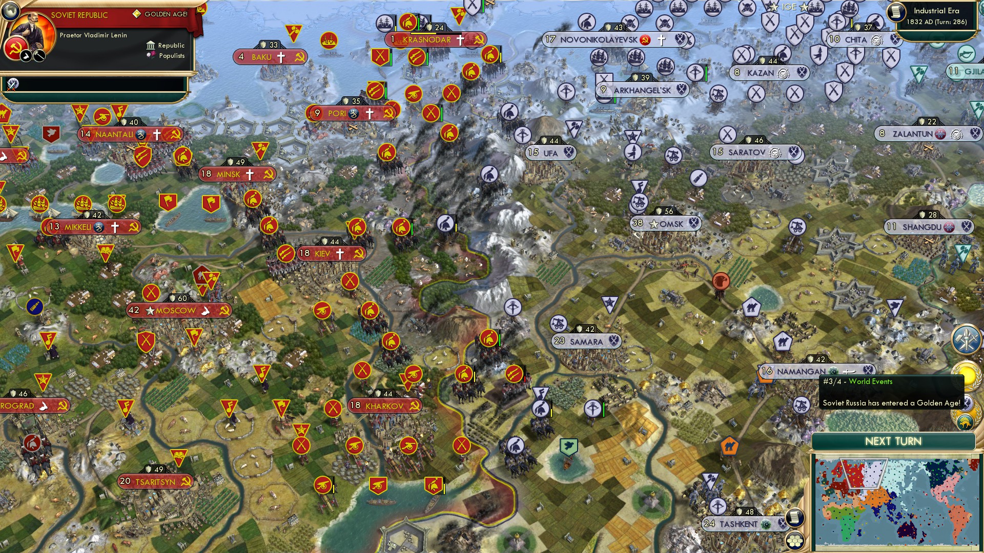 CBR In-Game Screenshot of Glorious Revolution